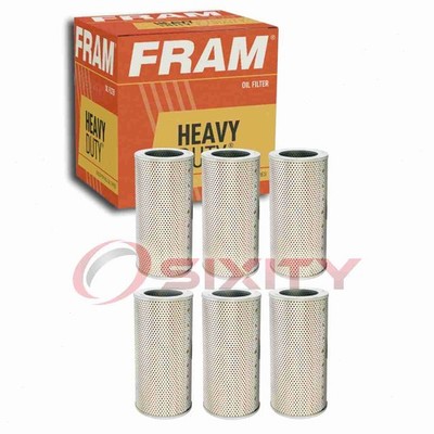 6 pc FRAM Heavy Duty C1723A Hydraulic Filters for PA4348 PA-5584 ALA1909 vn