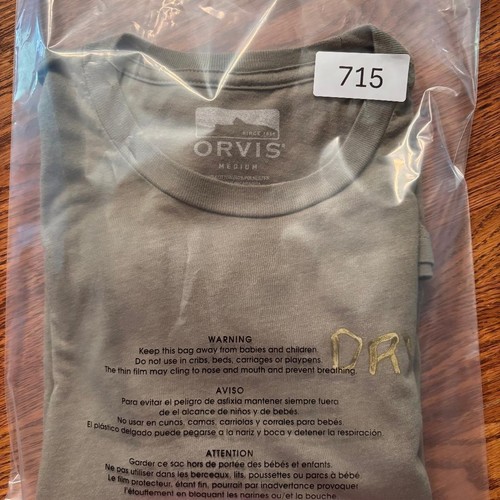 Orvis Tshirt Olive Green Dog Graphic Print Duck Hunting Women s Size M - Picture 9 of 9