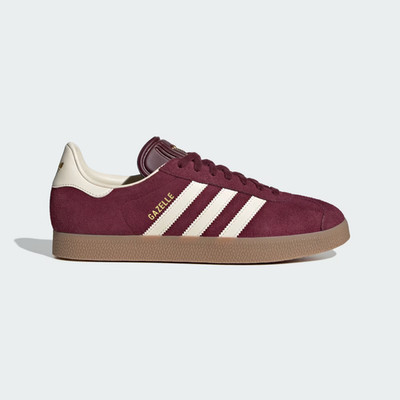 adidas Originals Herren Gazelle Hallenschuhe in weinrot/cremeweiß/gummi