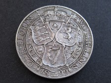 1899 Victoria Silver Florin Two Shillings Nice Condition 2/-