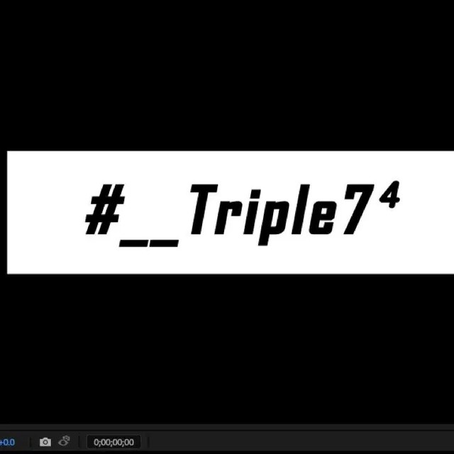 777 Decal Sticker for Car or Equipment