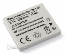Battery for Sanyo DB-L20 DBL20 Xacti E1 VPC-CA9 VPC-CA VPC-CG9 VPC-E2 VPC-CA8