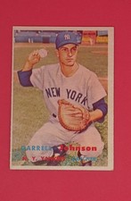 1957 Topps - Scarce Series Darrell Johnson #306 (RC)