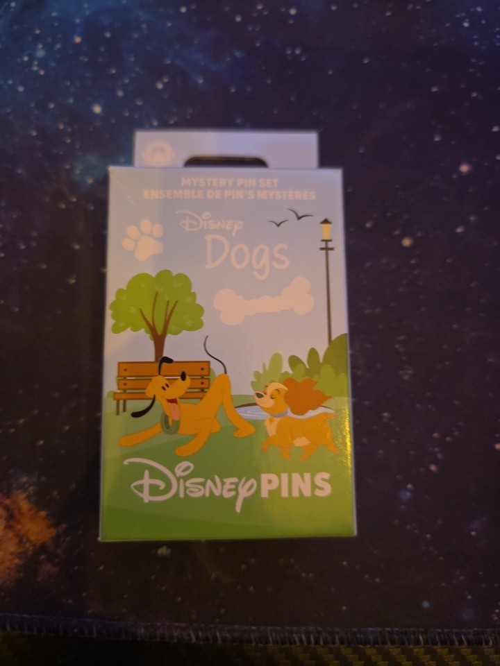 Disney Dogs Mystery Pin Set-Box Contains 2 Randomly Selected Pins Sealed