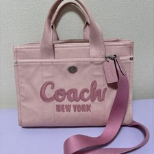 Coach Pink Tote Bag Authentic