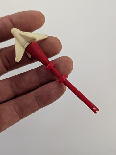 Vintage Star Wars 12" Boba Fett Rocket & Tip Accessory Palitoy 1979 Figure Part - Afbeelding 7 van 10