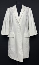 Madeleine 55% Leinen 45% Baumwolle Gr 40 Mantel Jacke Trenchcoat Parka 7677