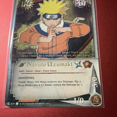 Naruto CCG TCG Naruto Uzumaki N- 019 Imposter Foil Card MP HP | eBay