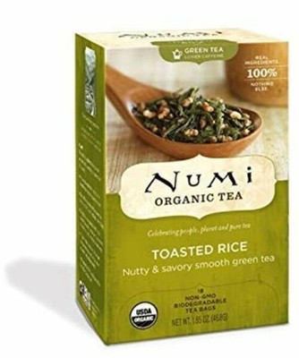 Numi Tea, Matcha Toasted Rice Medium Caffeine, 18 Bags