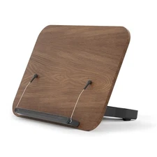 Book Stand for Reading Adjustable Display Foldable Cookbook with Elastic Page