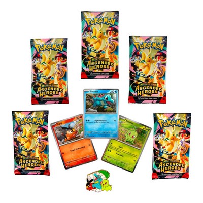 Pokemon Ascended Heroes First Partners Deluxe Pin Collection NEW