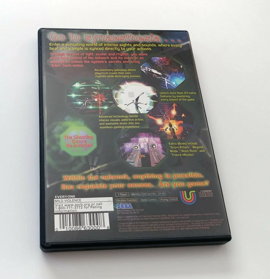 Rez (SONY PlayStation 2, 2002) PS2 Panzer Dragoon COMPLETE NEW PRISTINE MINT - Image 3 of 4