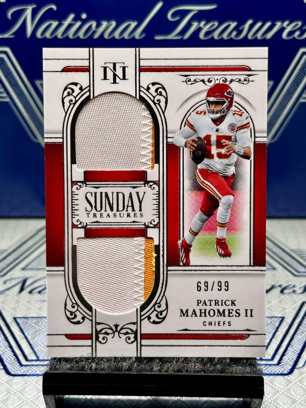 2025 National Treasures Patrick Mahomes II Sunday Treasures MEM, #SSP/99🏆🏆 🏆