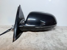 2011-18 Audi A8 A8L D4 Driver Left Mirror NO CAM / BLIND Phantom Black OEM