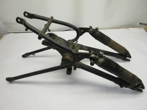 1950'S MATCHLESS AJS G80 G 80 REAR SUBFRAME WITH SWING ARM AND REAR SHOCKS