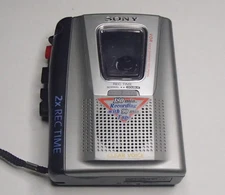 SONY VOR VOICE OPPERATED CASSETTE TAPE RECORDER 2x REC TIME TCM-20DV - TESTED