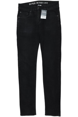 H&M Jeans Damen Hose Denim Jeanshose Gr. EU 32 Baumwolle Schwarz #d5meuw1