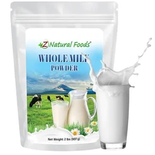 Z Natural Foods Premium Whole Milk Powder- Gluten-Free,Kosher-Certified...,2 lbs