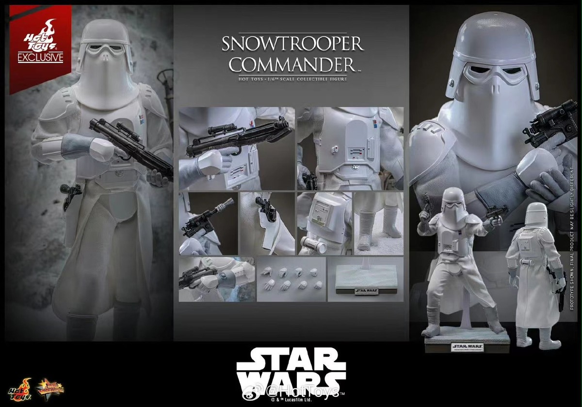 New Hot Toys MMS835 Star Wars SnowTrooper Commander 1/6 Figure in