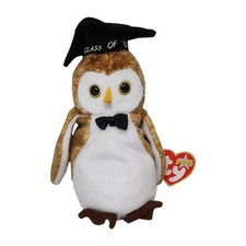 Ty Beanie Baby Wisest - MWMT Owl 2000 Graduation DOB 2000