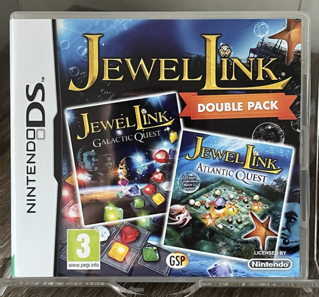 Jewel Link Double Pack Galactic / Atlantic Quest Nintendo DS Fast UK Dispatch