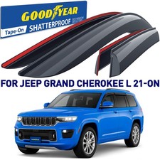 Rain Guards Vent Visors Shade for 2021-2026 Jeep Grand Cherokee L