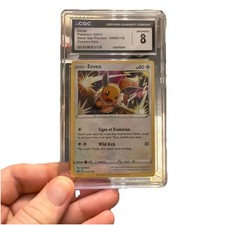 Eevee SWSH118 Promo CGC Graded 8 NM/ Mint Pokemon Trading Card Game on eBay
