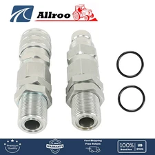 For John Deere 35G 50C 260 325 CT332Hyd.Quick-Connect Coupler KV13884 AT312877