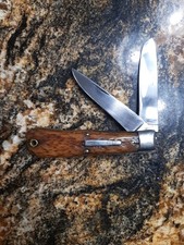 Original REMINGTON R1123 BULLET Knife large TRAPPER Pocket Knife 1920's 1930's