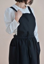 The 'Meadow' Cotton Pinafore Apron Japanese Cross-Back Water Repellent