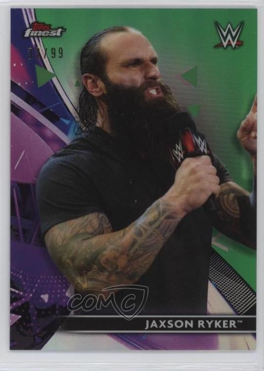 2021 Topps Finest WWE Green Refractor 32/99 Jaxson Ryker #14 1g2u