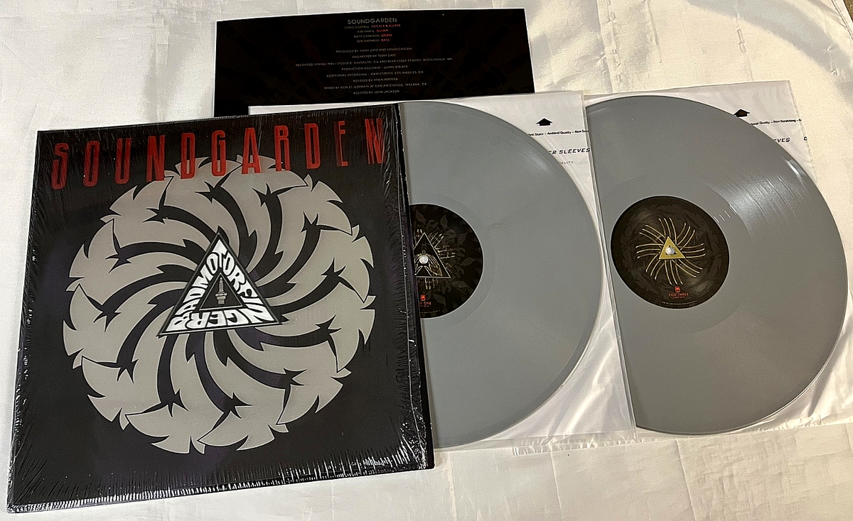 わかざえもん CD LUNG Soundgarden Badmotorfinger 25th Annv 2XLP Silver Vinyl Etched