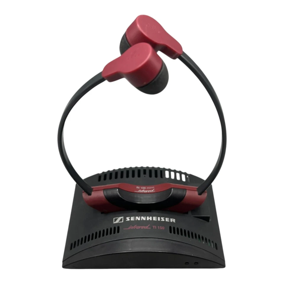 Sennheiser Infrared TI 150 RI 150 Mono Kopfhörer Set Ladestation Kopfbügel Ohr, Foto 3 von 5