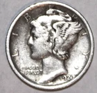 1920-P Mercury Dime - Extra Fine - #G6482 - FREE SHIPPING