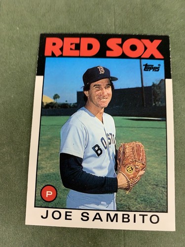 1986 Topps Traded #97T Joe Sambito Boston Red Sox - 第 1/2 張圖片