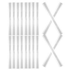 20 PCS Price Tag Card Slot Adhesive Plastic Label Holder Clear Holders