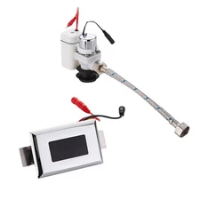 Automatic Ceramic Integrated Standing Urinals Sensor Flusher Flush Valve Kit f