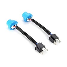 Wiring Harness Headlight Wire Socket, 2 pcs 9007 Male to H4 Female Plug, h4 to