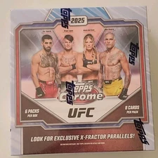 2025 Topps Chrome UFC Factory Sealed Mega Box