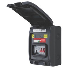 Sync Energy Consumer Unit SPD 5 Module 3 Way Part Populated EV Charger Outdoor