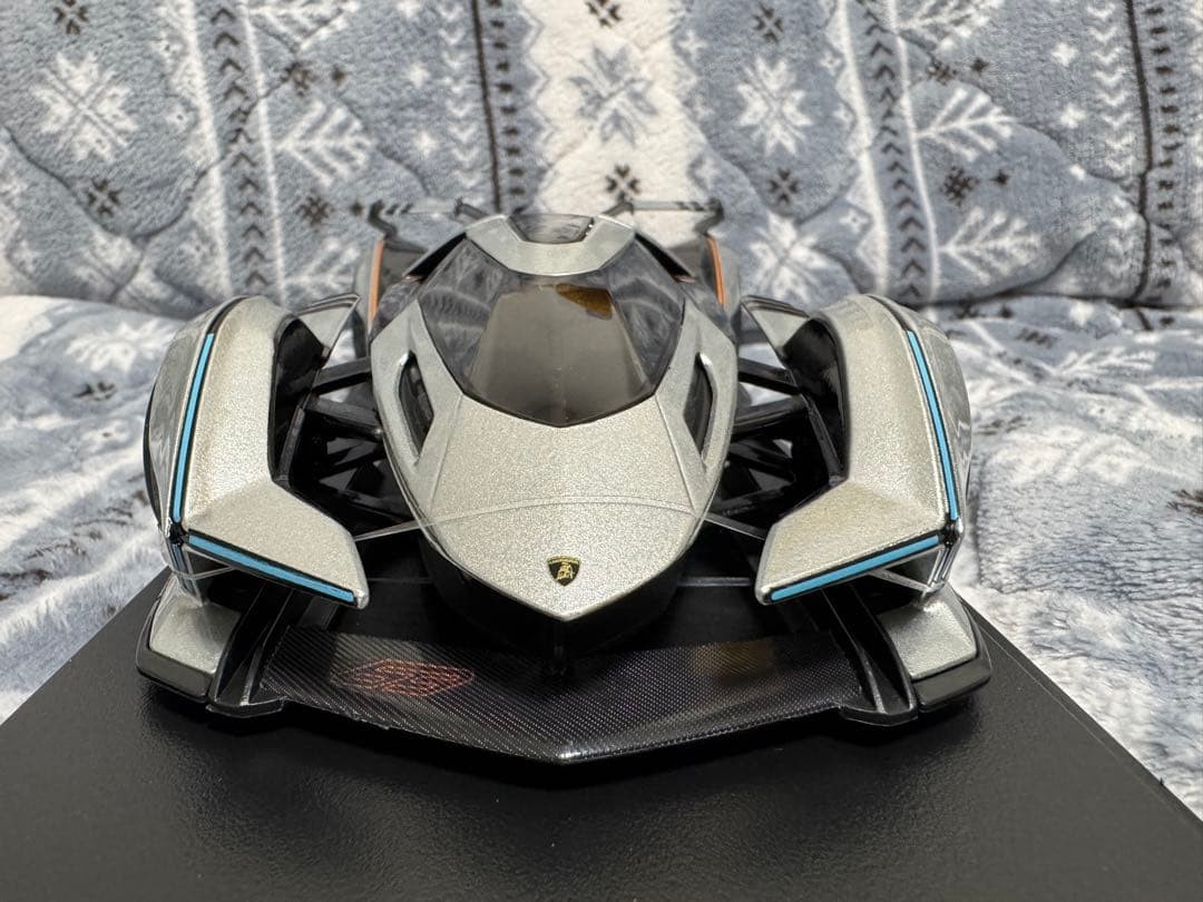 Lamborghini V12 Vision Gran Turismo 1/18 Scale Silver Used | eBay