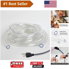 10ft PVC Cord Protector for Pets - Chew Resistant Easy Install