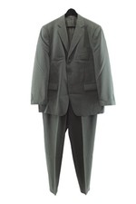 Travelmaster Herren Anzug Sakko Hose Gr. 54 Grau Gestreift #FL-3