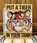 Esso Flange Sign Put A Tiger In Your Tank Double Sided Vintage Style Wall Decor
