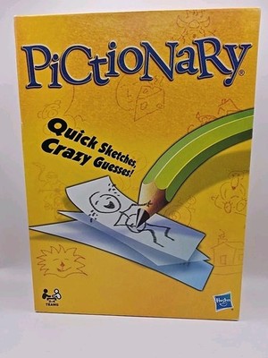 Pictionary Quick Sketches Crazy Guesses Karten Partyspiel Hasbro
