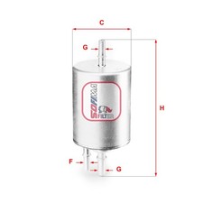 FUEL FILTER FITS: AUDI R8 5.2 FSI QUATTRO/4.2 FSI QUATTRO.AUDI R8 SPYDER 5.2