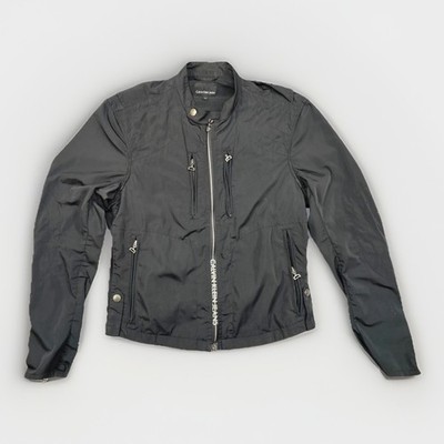 Calvin Klein Jeans Herren Jacke Schwarz Polyester S Logo