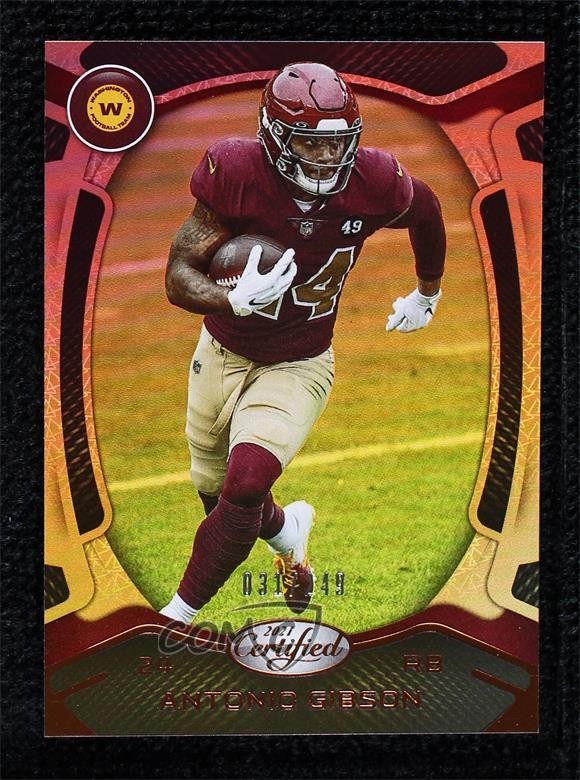 2021 Certified Mirror Bronze 31/249 Antonio Gibson #62 0lj0