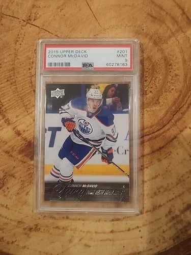 PSA 9 2015 UPPER DECK YOUNG GUNS CONNOR MCDAVID
