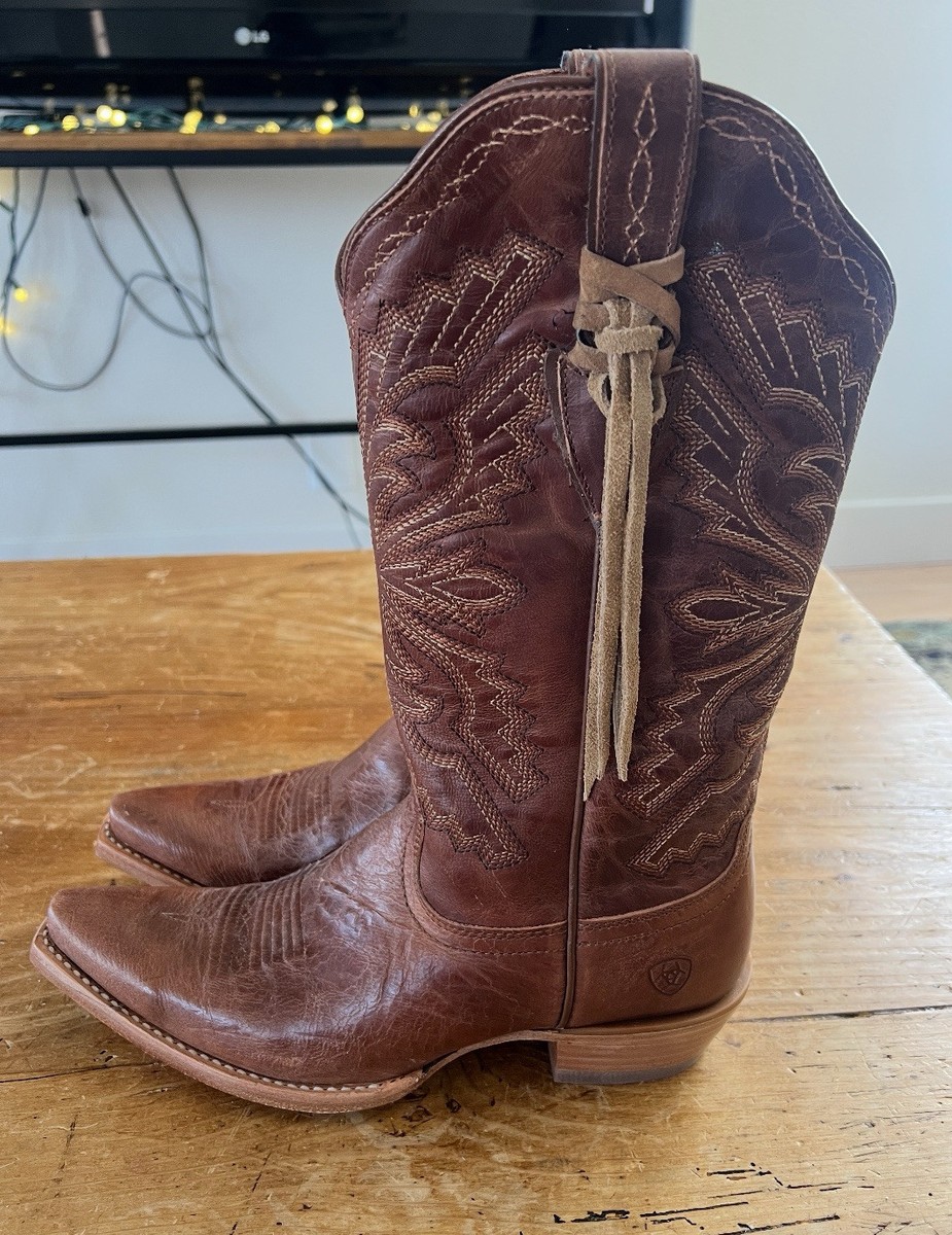 Ariat Martina Ole Tan Snip Toe Western Boot New Size 8.5 | eBay